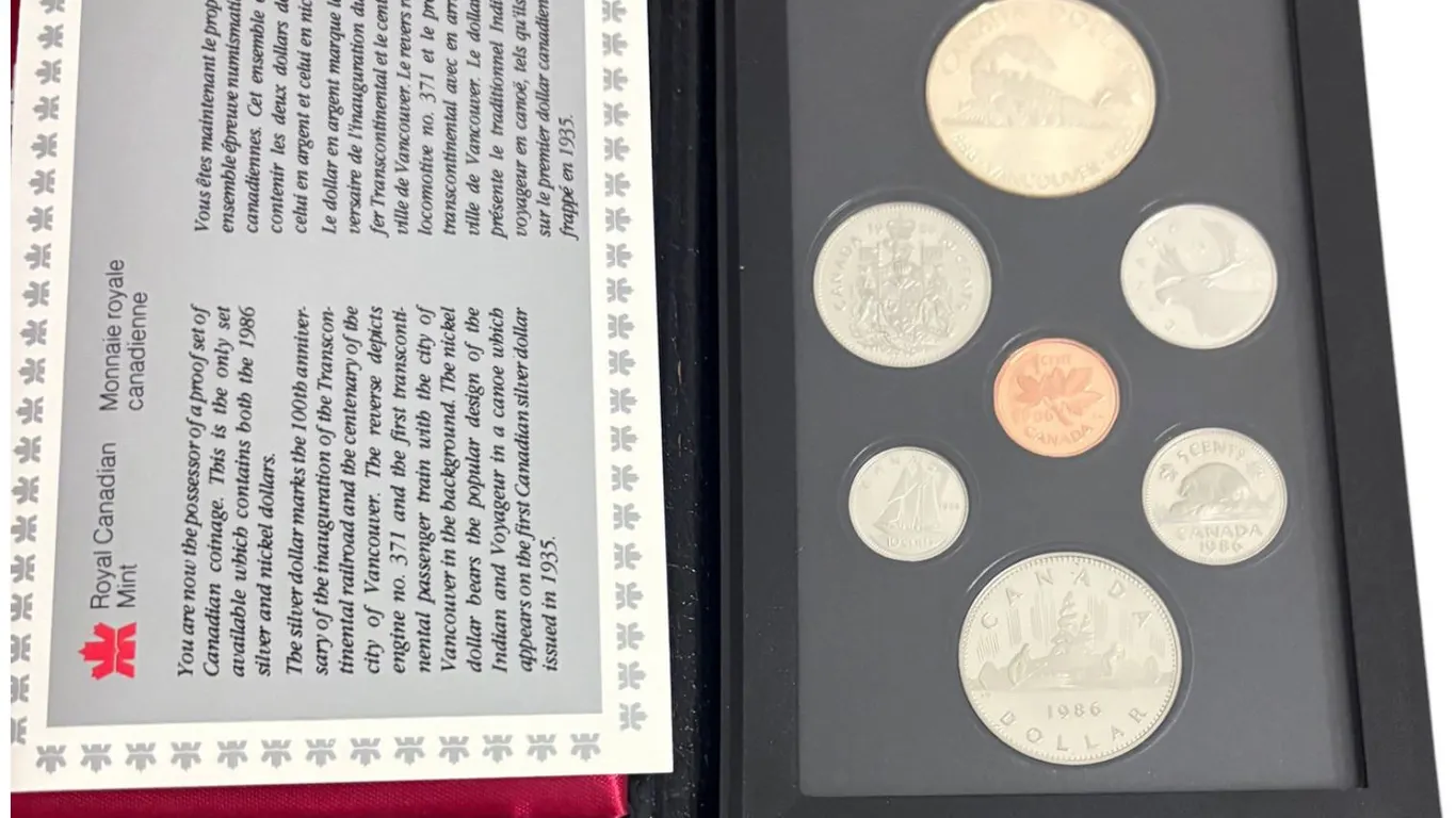 Royal Canadian Mint Collection 1986