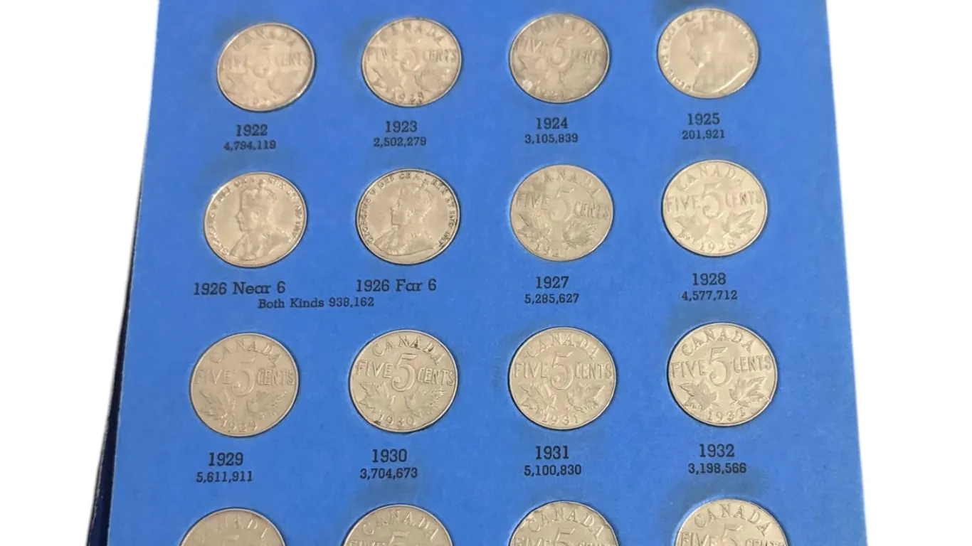 Canadian Nickels 1922-1960