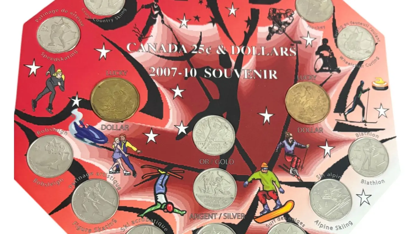 Canada 25 cent and Dollar 2007 - 10 Souvenir