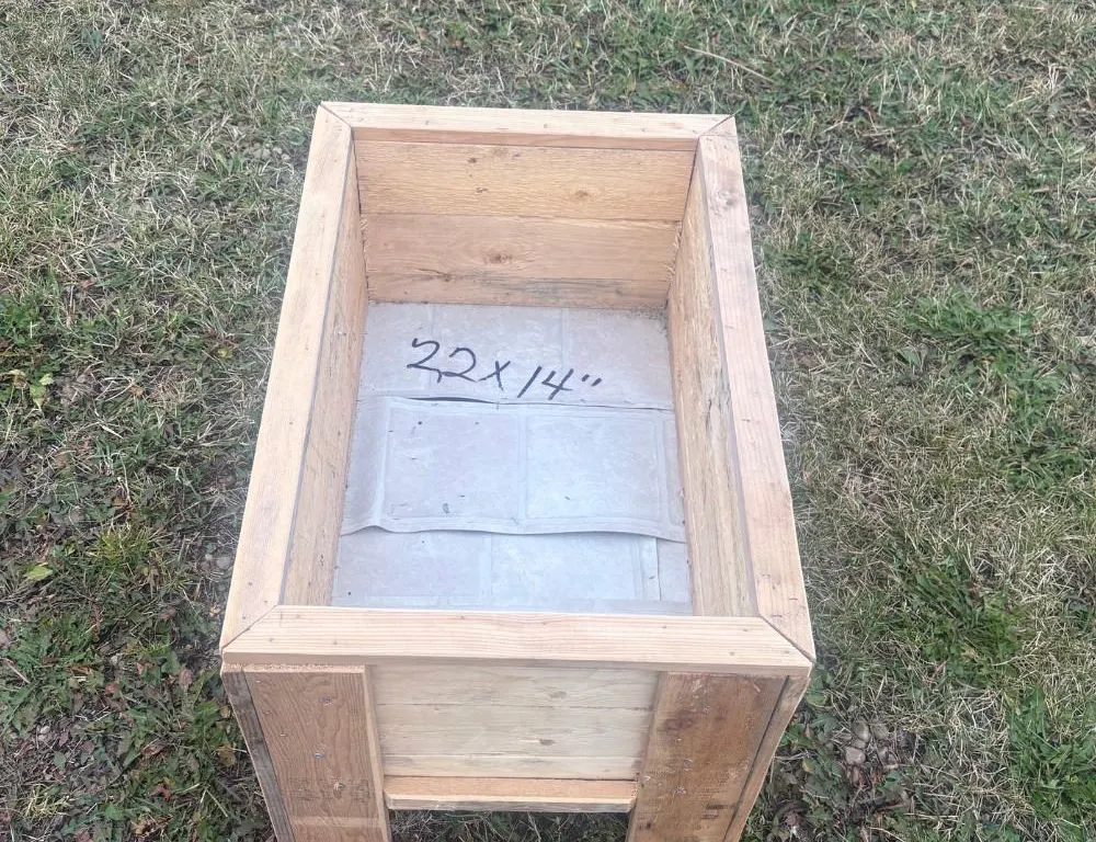 Wood Flower Box 22x14 inch NEW