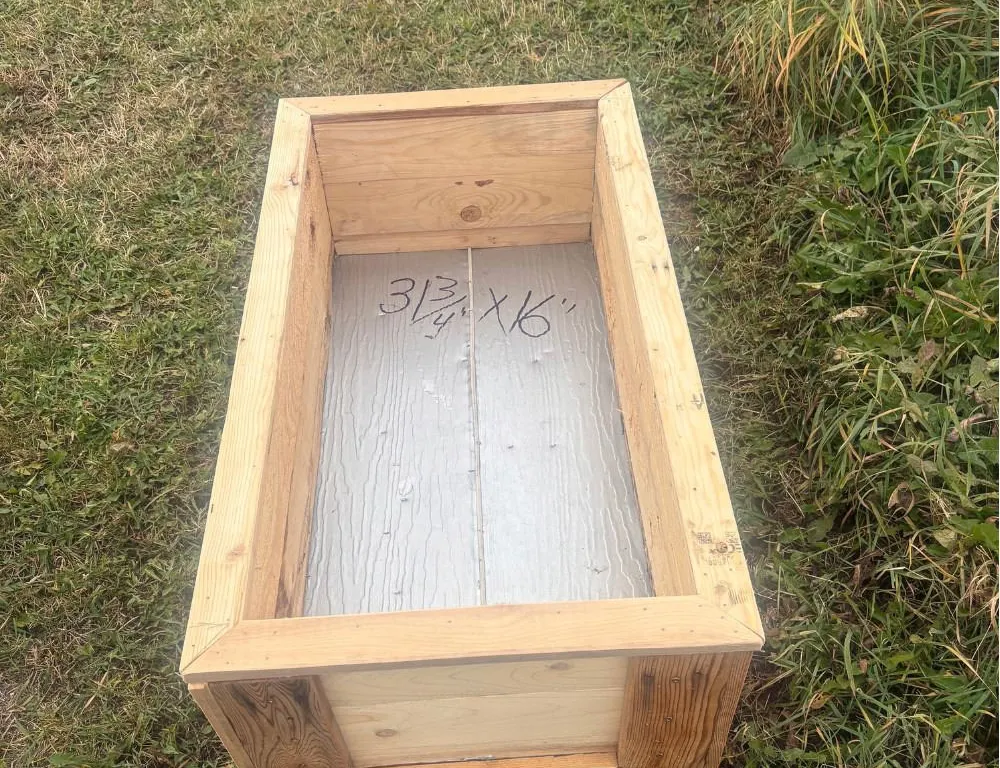 Wood Flower box 31 3/4 inch x 16 inch NEW