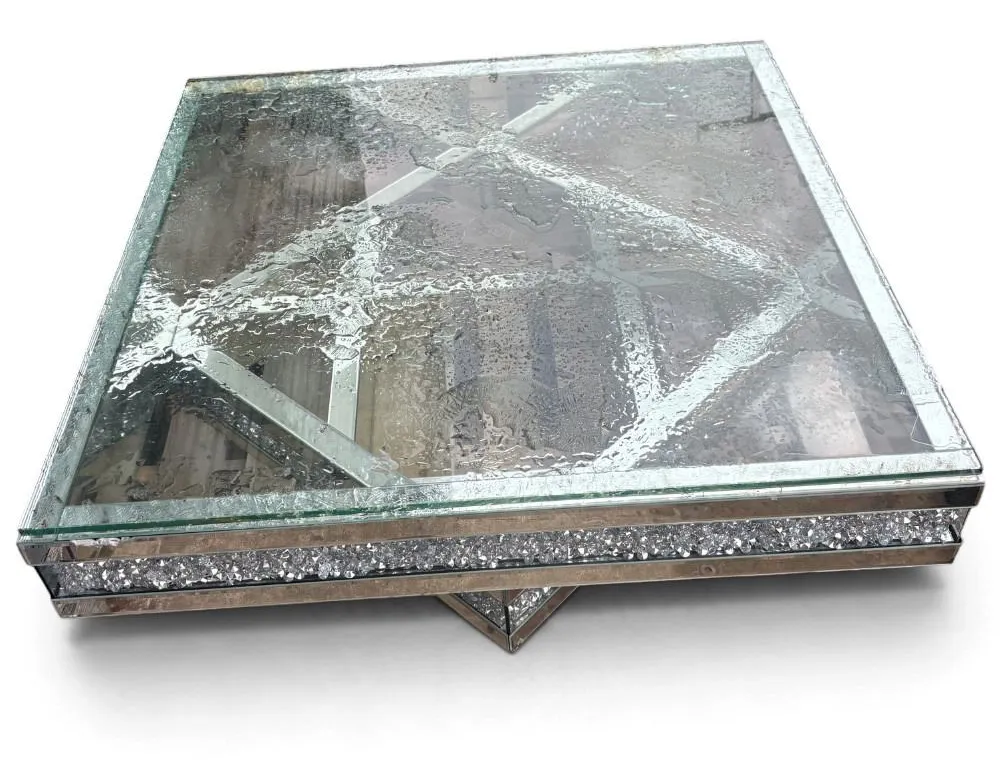 Glass and Mirror CoffeeTable - very elegant in style
