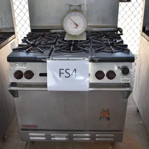 Commercial 6 Burner Gas Range With Oven