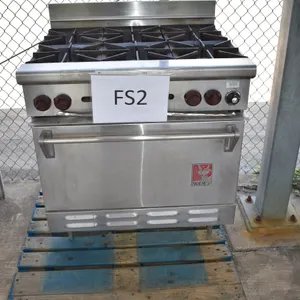 Commercial 6 Burner Gas Range With Oven