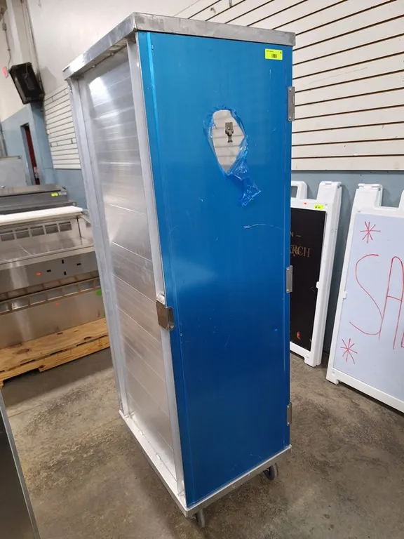 Aluminum Sheet Pan Cabinet on Wheels, 27"x20"x67.5"