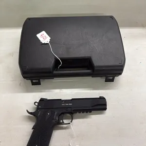 Walther Model Colt 1911 Government Model Rail Gun .22LR Pistol w/ 1 Clip, Hard Case, Tools, S/N: LK041102