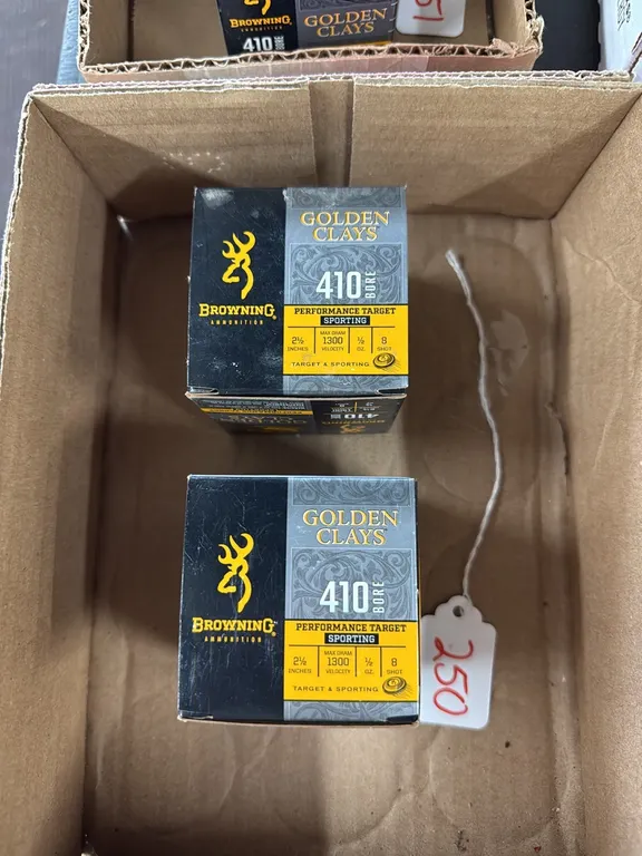 (50) Rounds Browning Golden Clays .410 Ga, 2 1/2”, 1/2 oz., 8 Shot