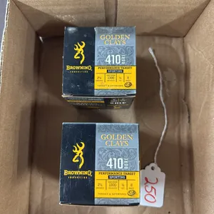 (50) Rounds Browning Golden Clays .410 Ga, 2 1/2”, 1/2 oz., 8 Shot