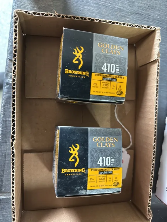 (50) Rounds Browning Golden Clays .410 Ga, 2 1/2”, 1/2 oz., 8 Shot