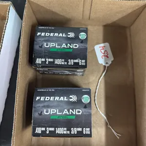 (50) Rounds Federal Upland Steel .410 GA, 3”, 3/8oz, 6 Shot