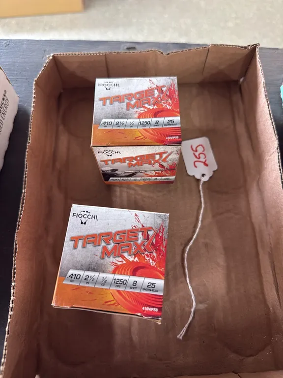 (50) Rounds Fiocchi Target Max .410 GA, 2 1/2” 1/2oz, 8 Shot