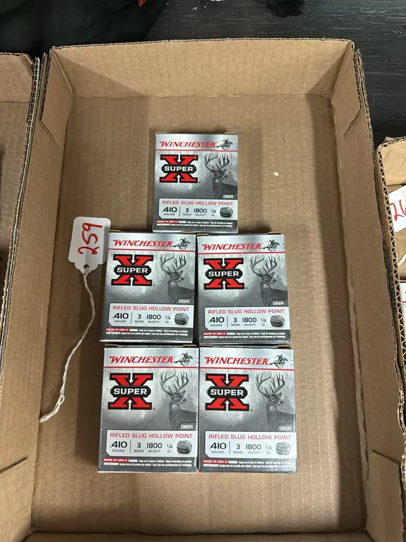 (25) Rounds Winchester Super X .410 GA, 3”, 1/4oz Rifled Slug Hollow Point