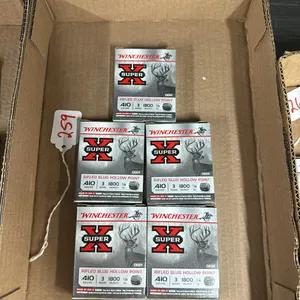(25) Rounds Winchester Super X  .410 GA, 3”, 1/4oz Rifled Slug Hollow Point