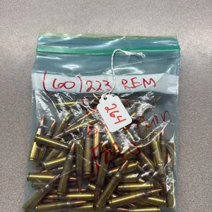 (60) Rounds Federal .223 REM 55 Grain FMJ Bullets