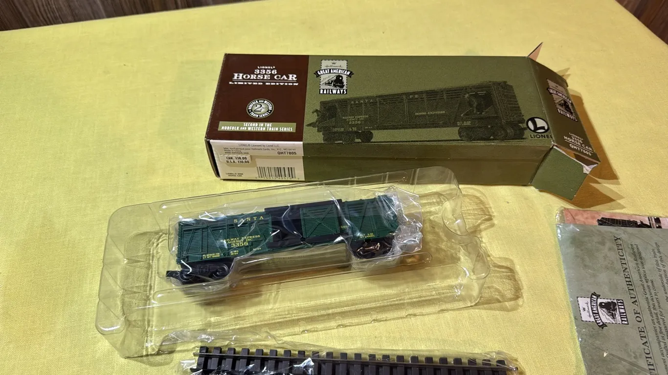 Hallmark Lionel 3356 Horse Car