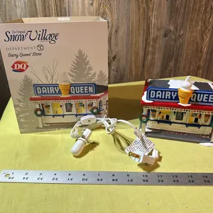 Snow Village Dairy Queen