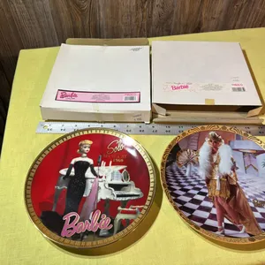 Enesco Barbie plates