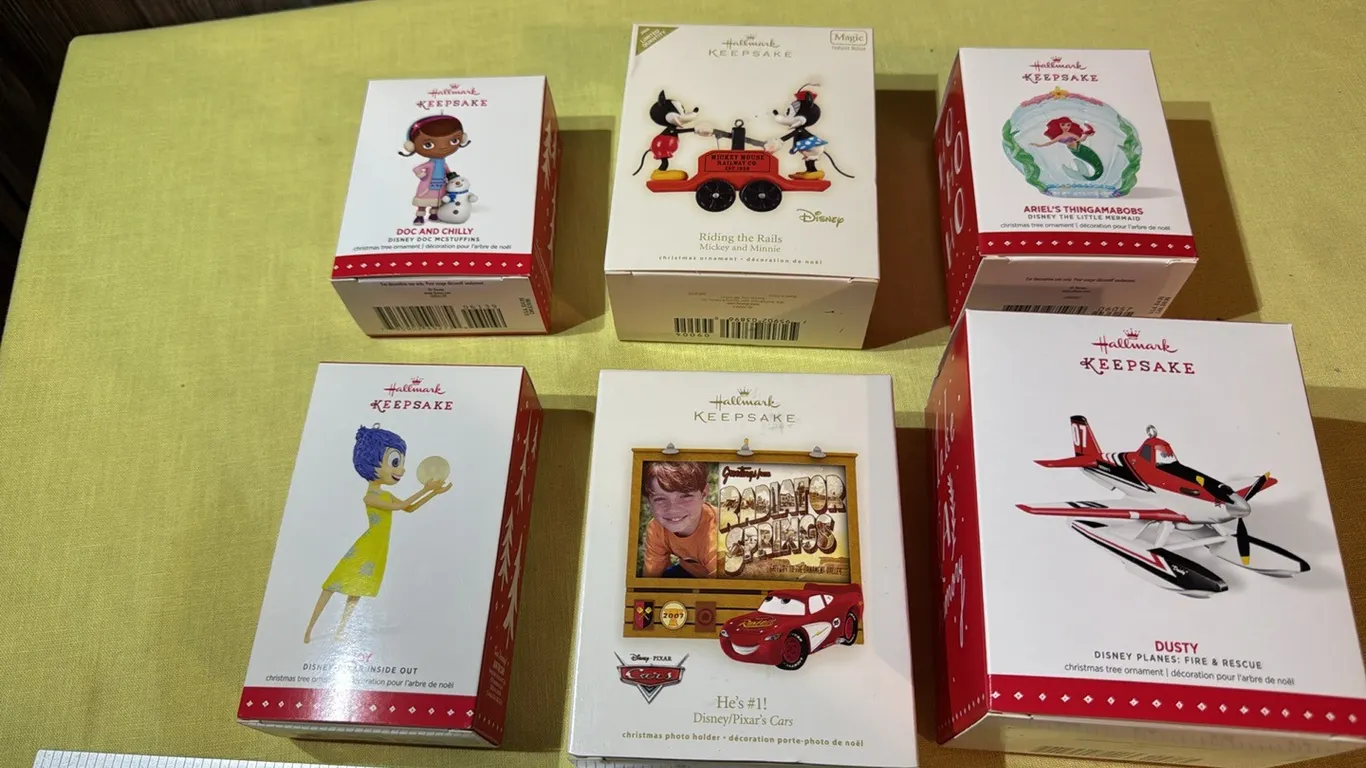 Hallmark Disney ornaments