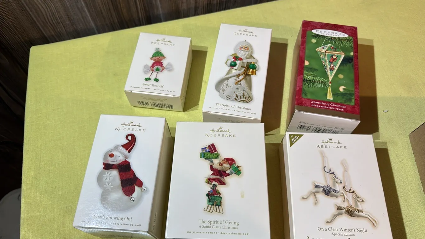 Hallmark Christmas ornaments
