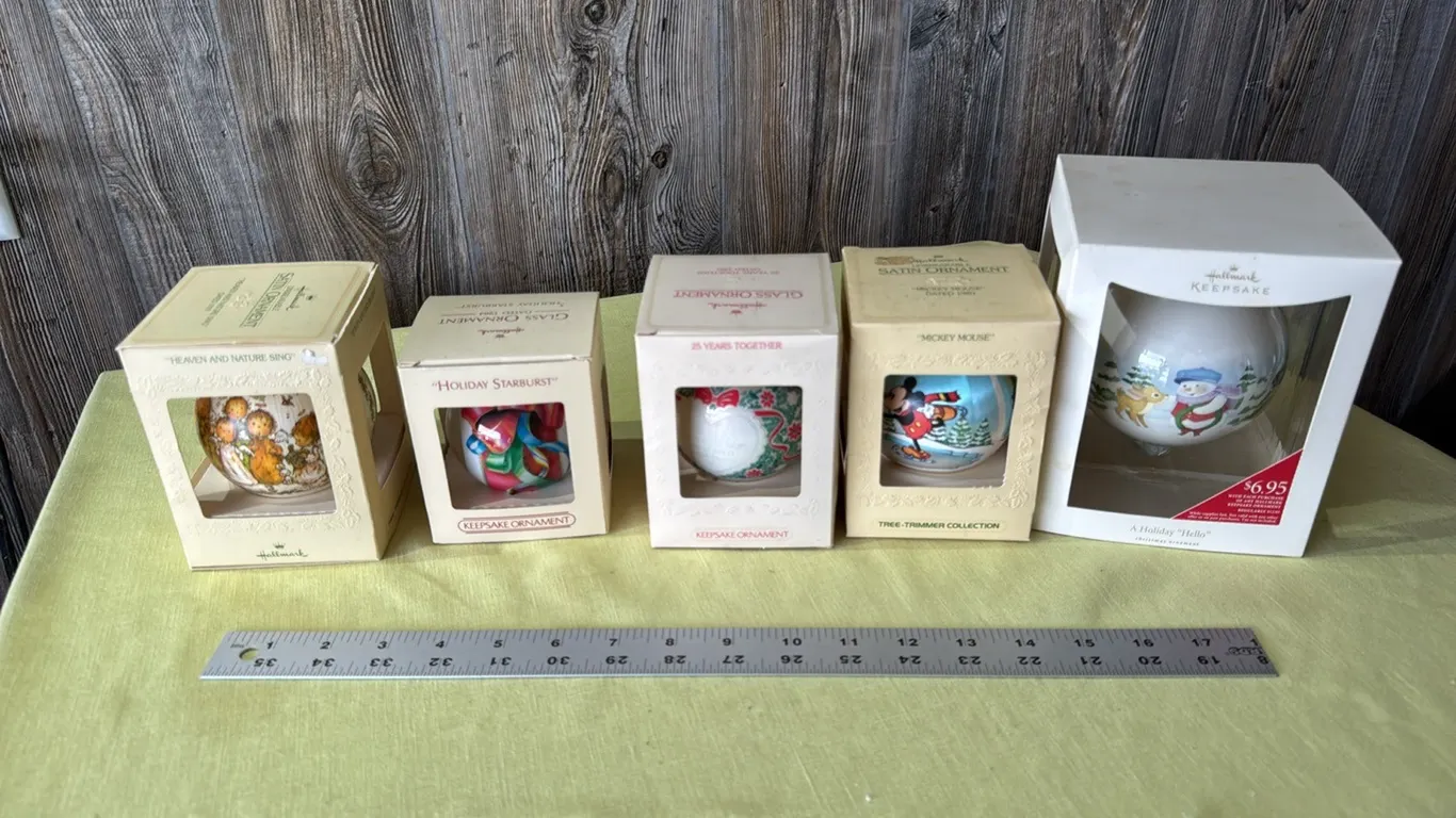 Hallmark Ball ornaments