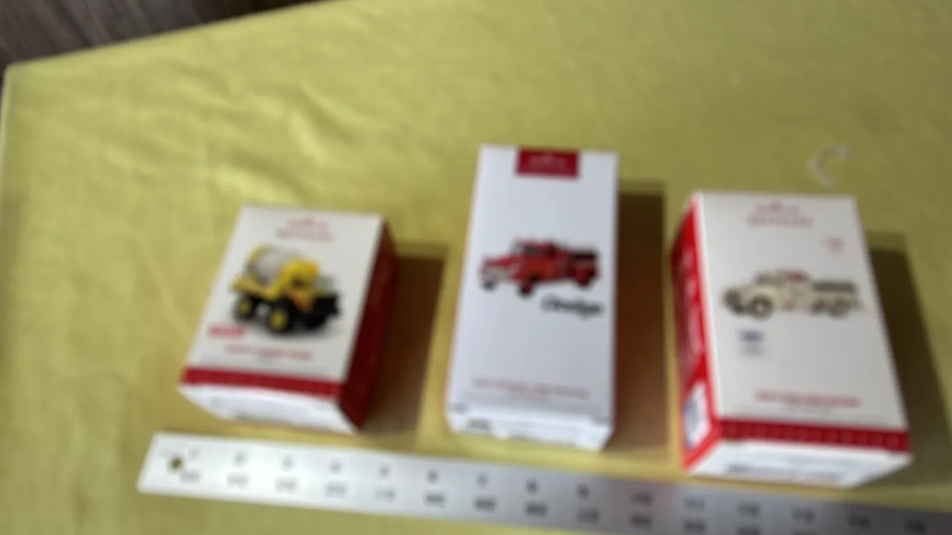 Hallmark Truck ornaments
