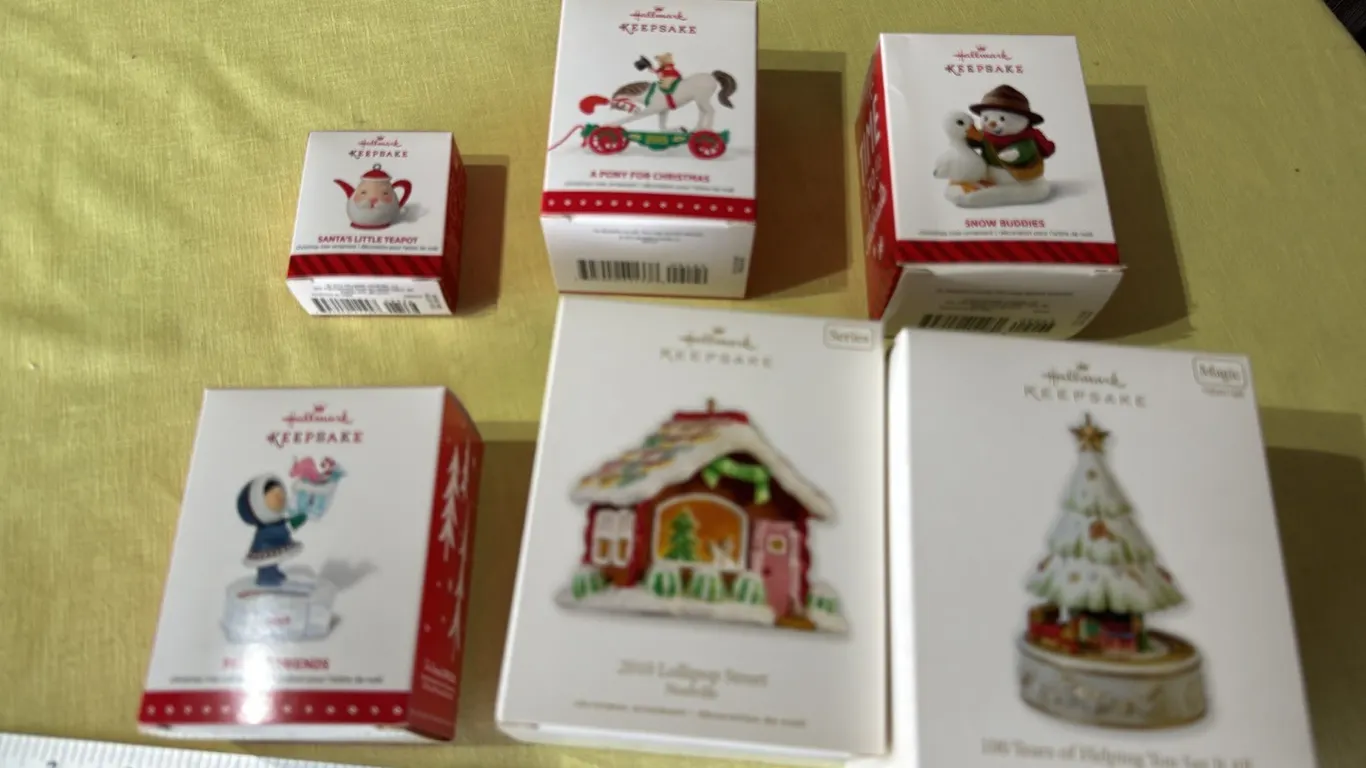 Hallmark Christmas ornaments