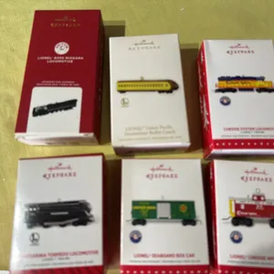 Hallmark Lionell Train ornaments