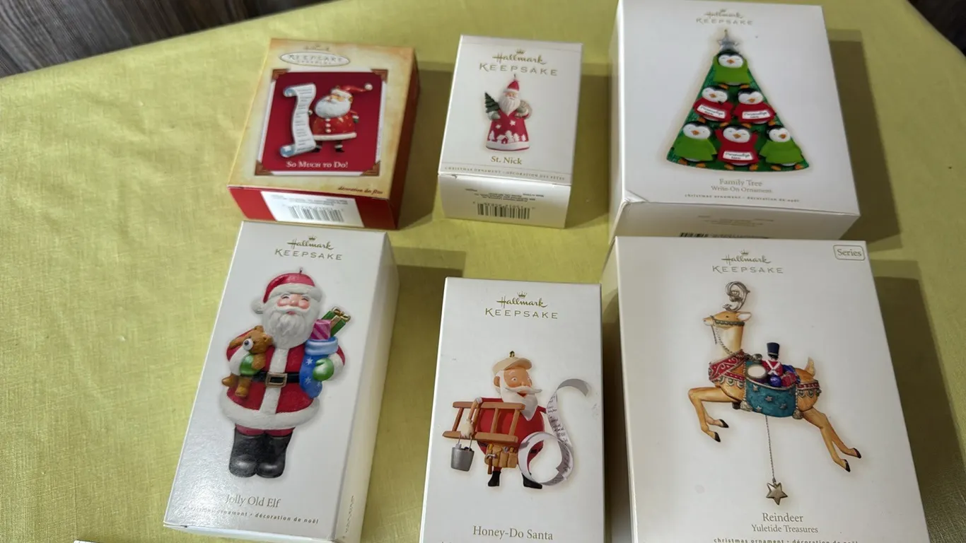 Hallmark Christmas ornaments