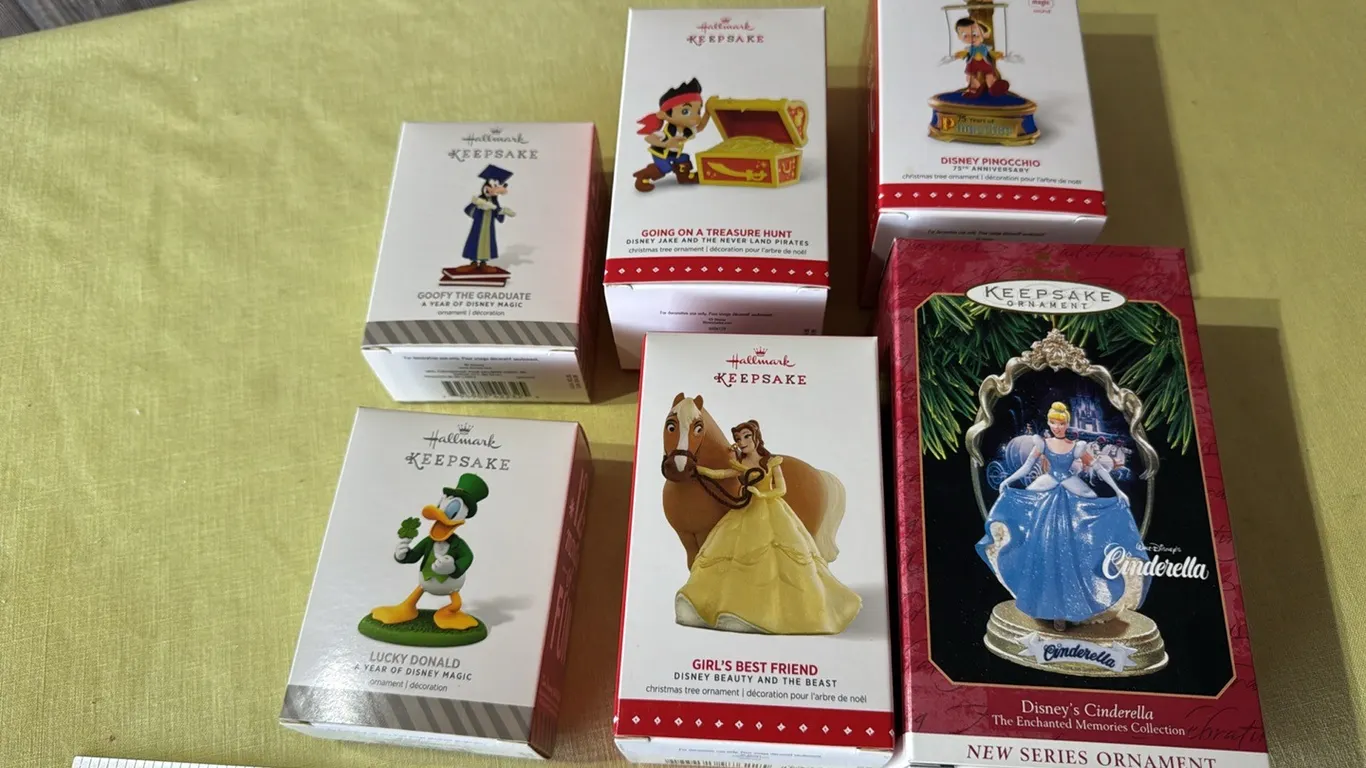 Hallmark Disney ornaments