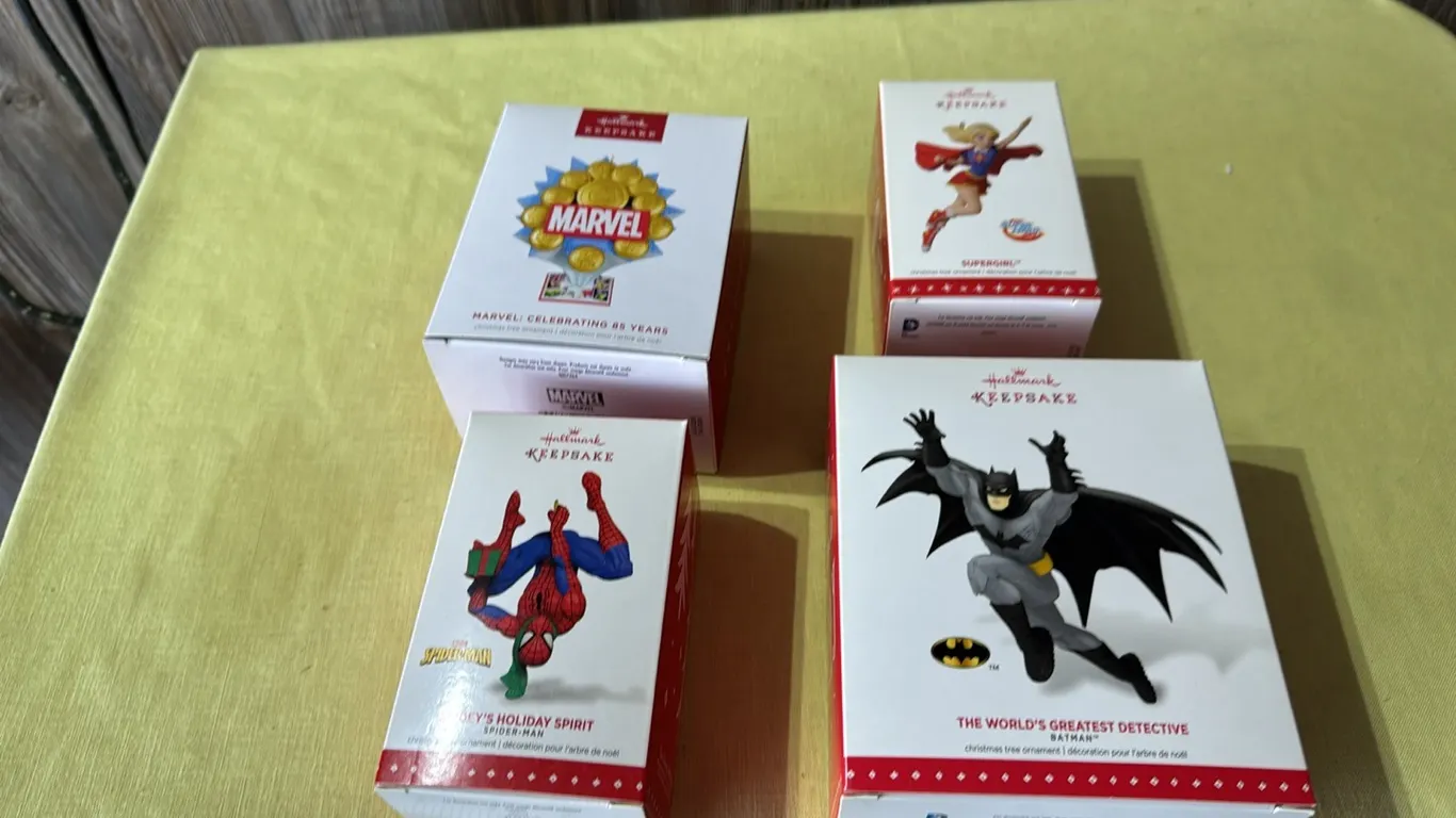 Hallmark Super Heroes ornaments