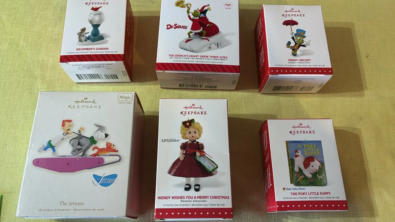 Hallmark character ornaments