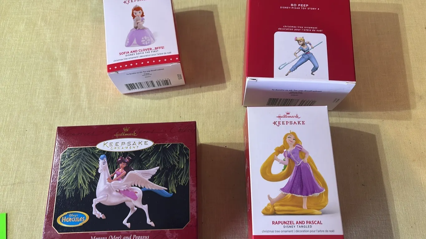 Hallmark disney ornaments