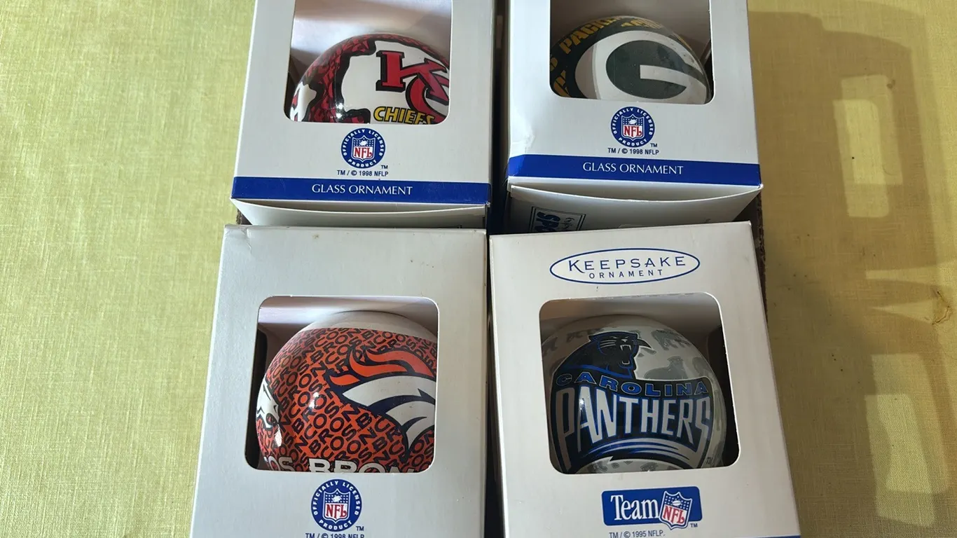 Football ornaments