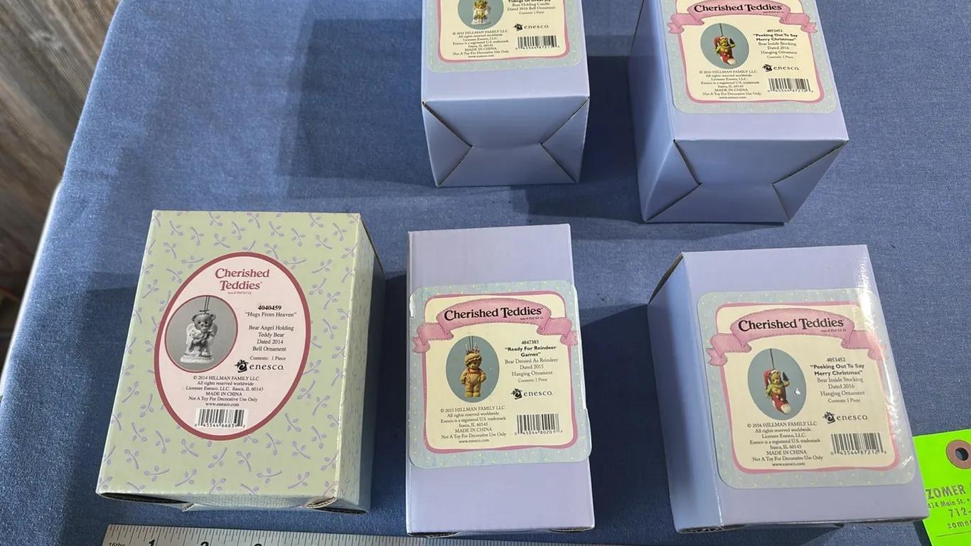 Cherished teddies ornaments