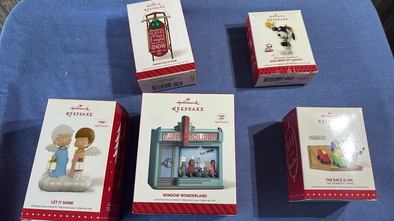 Hallmark Christmas ornaments