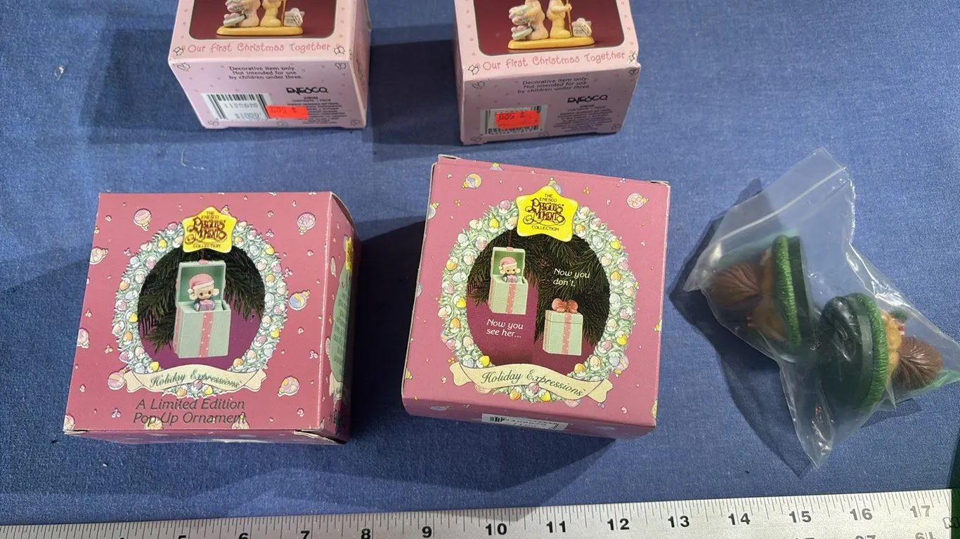 Precious moments ornaments