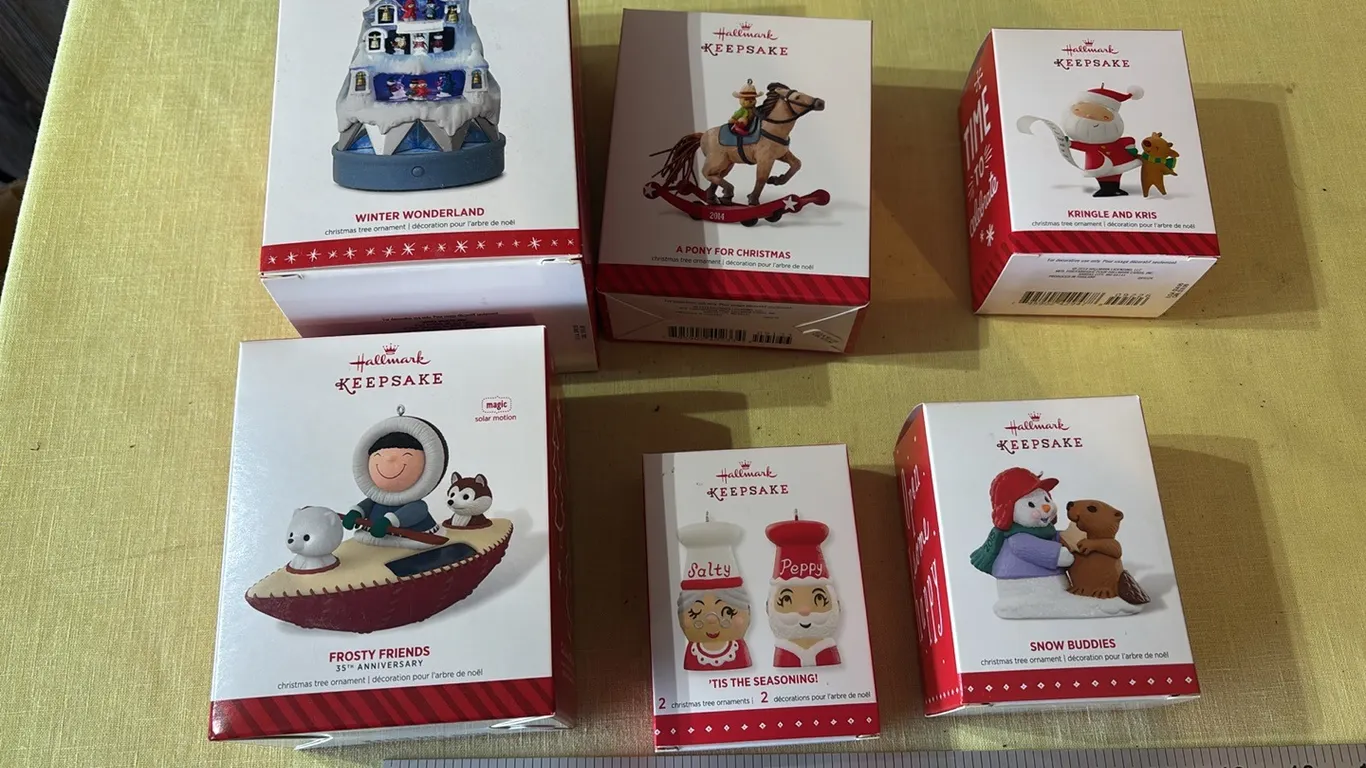 Hallmark Christmas ornaments