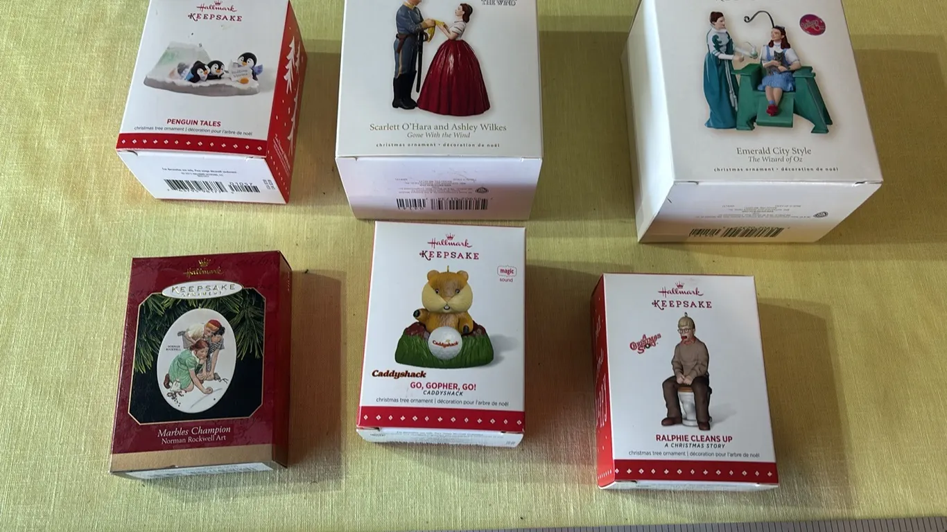 Hallmark movie ornaments