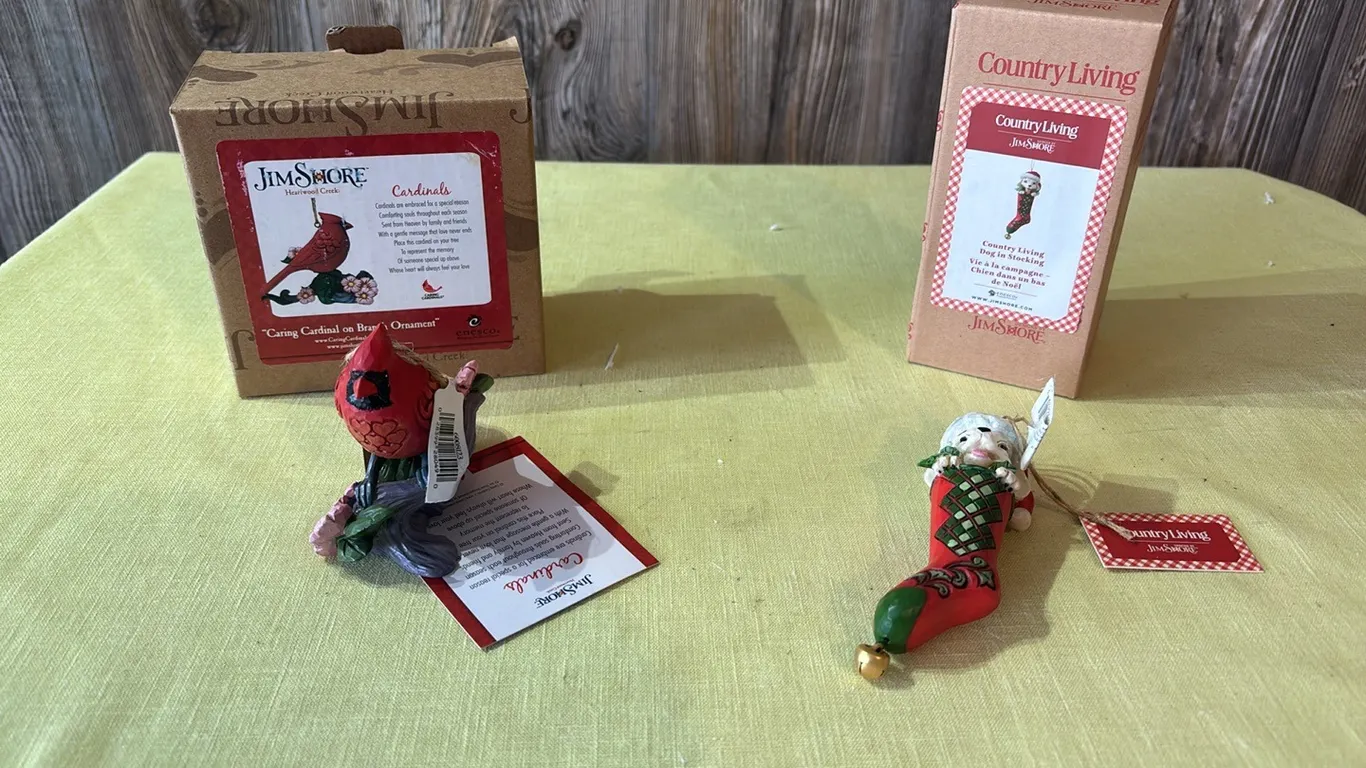 Jim shore ornaments