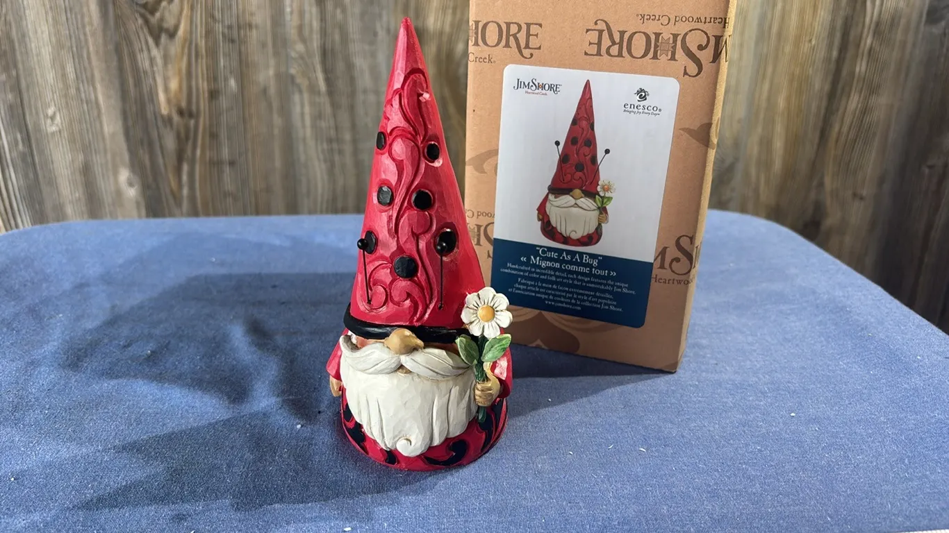 Jim shore cute as a bug gnome
