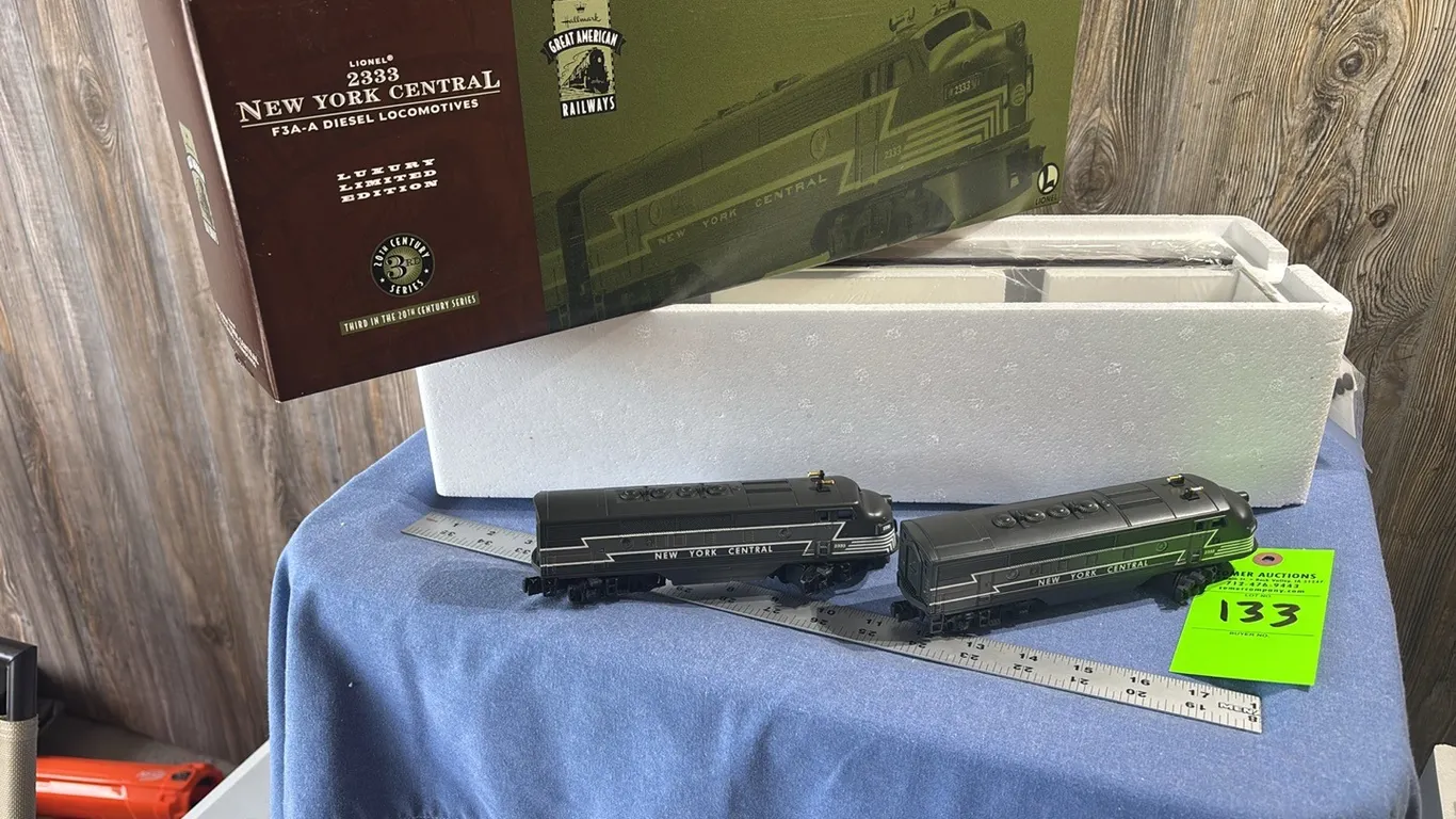 Hallmark 2333 New York Central locomotives