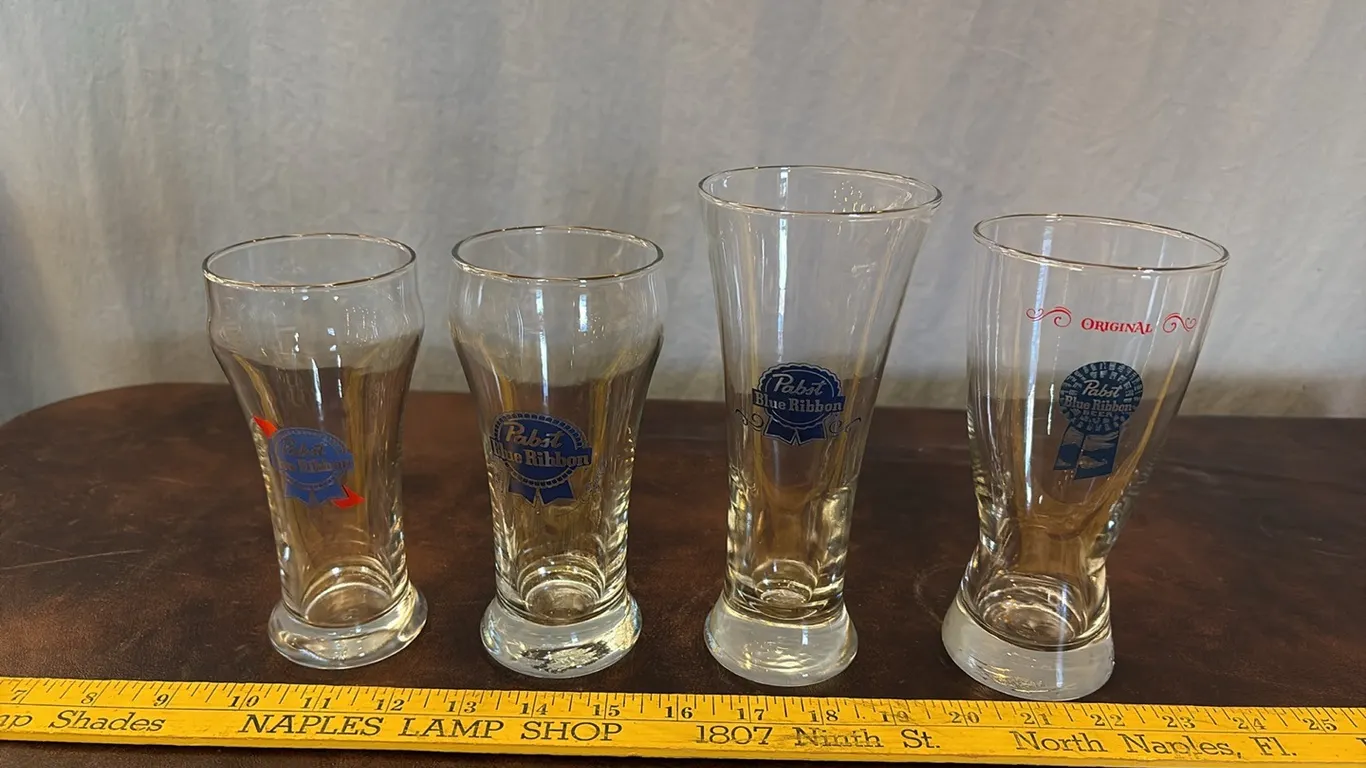 4- Pabst Blue Ribbon Glasses