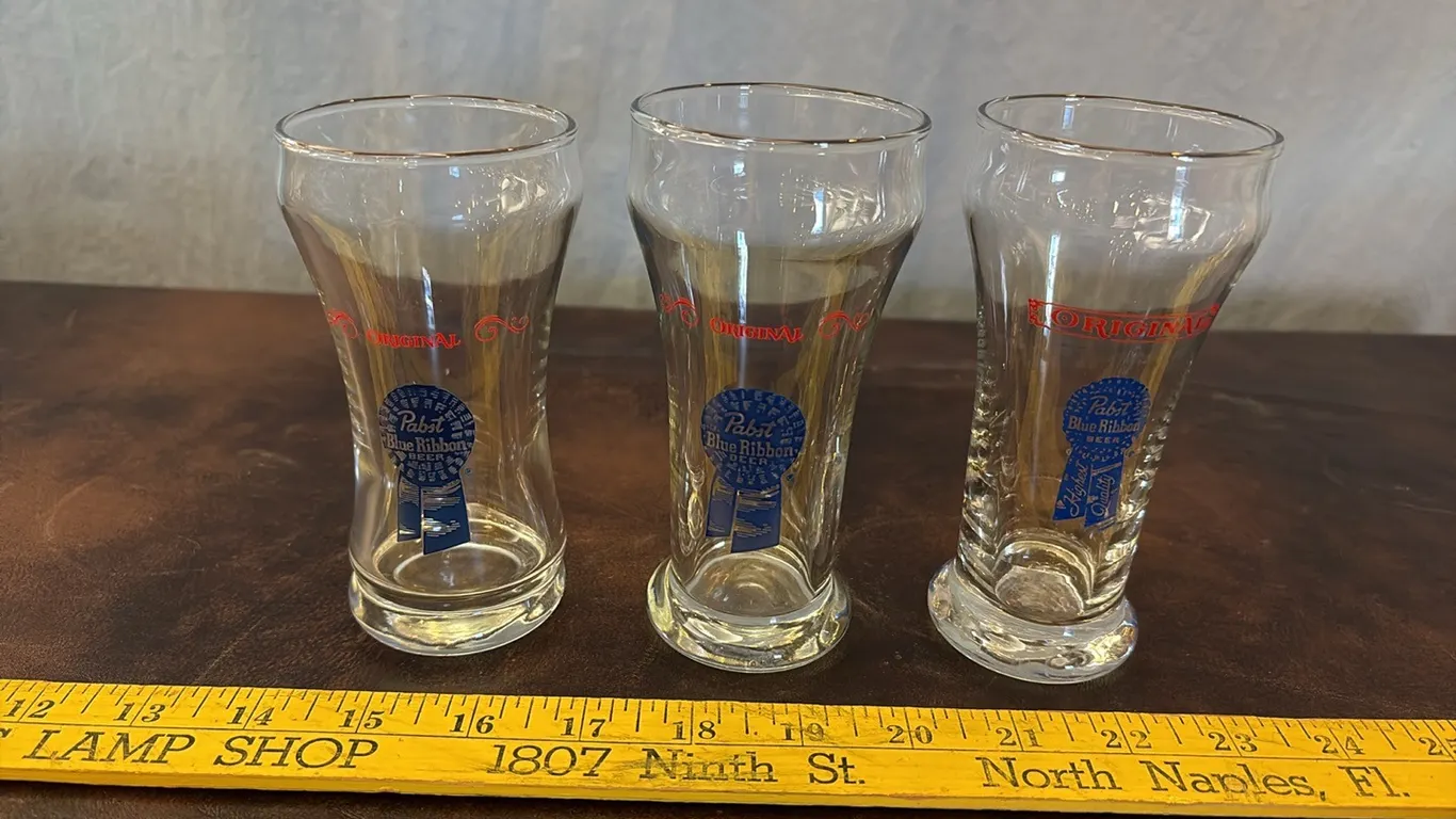 3- Pabst Blue Ribbon Glasses