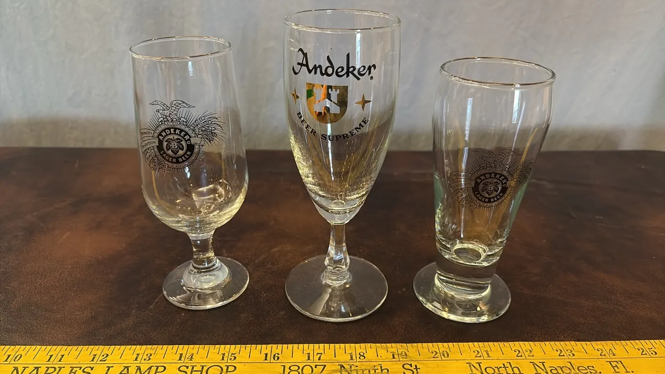 3- Andeker Beer Glasses