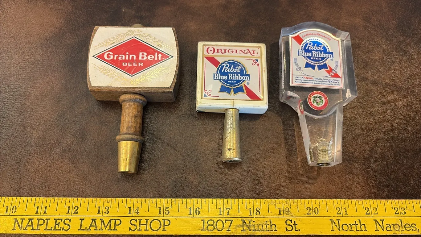 Pabst Blue Ribbon & Grain Belt Tap Handles