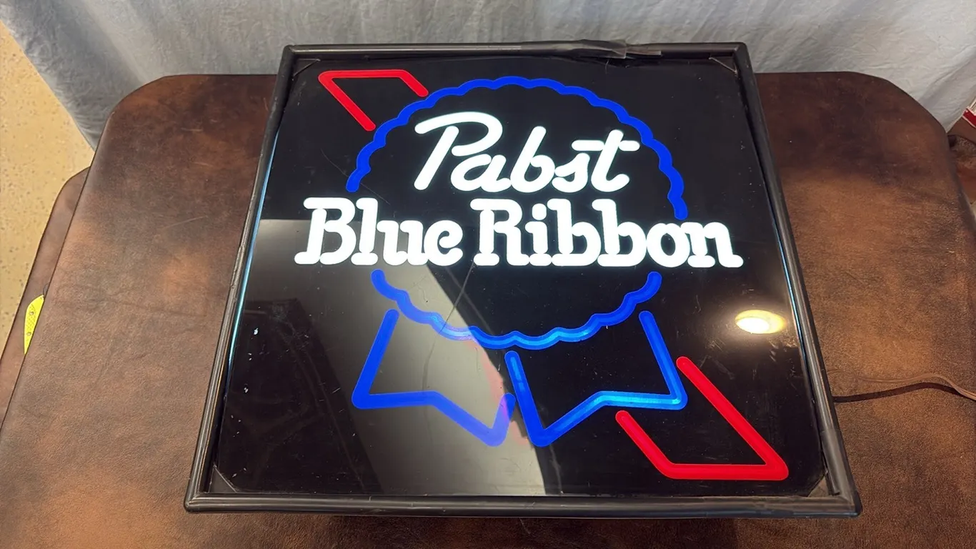 Pabst Blue Ribbon Lighted Sign