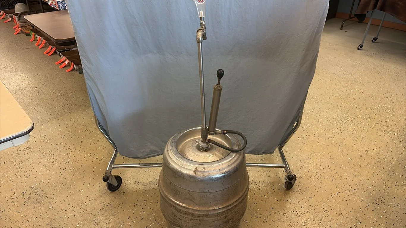 Pabst Blue Ribbon Keg w/ Tap System
