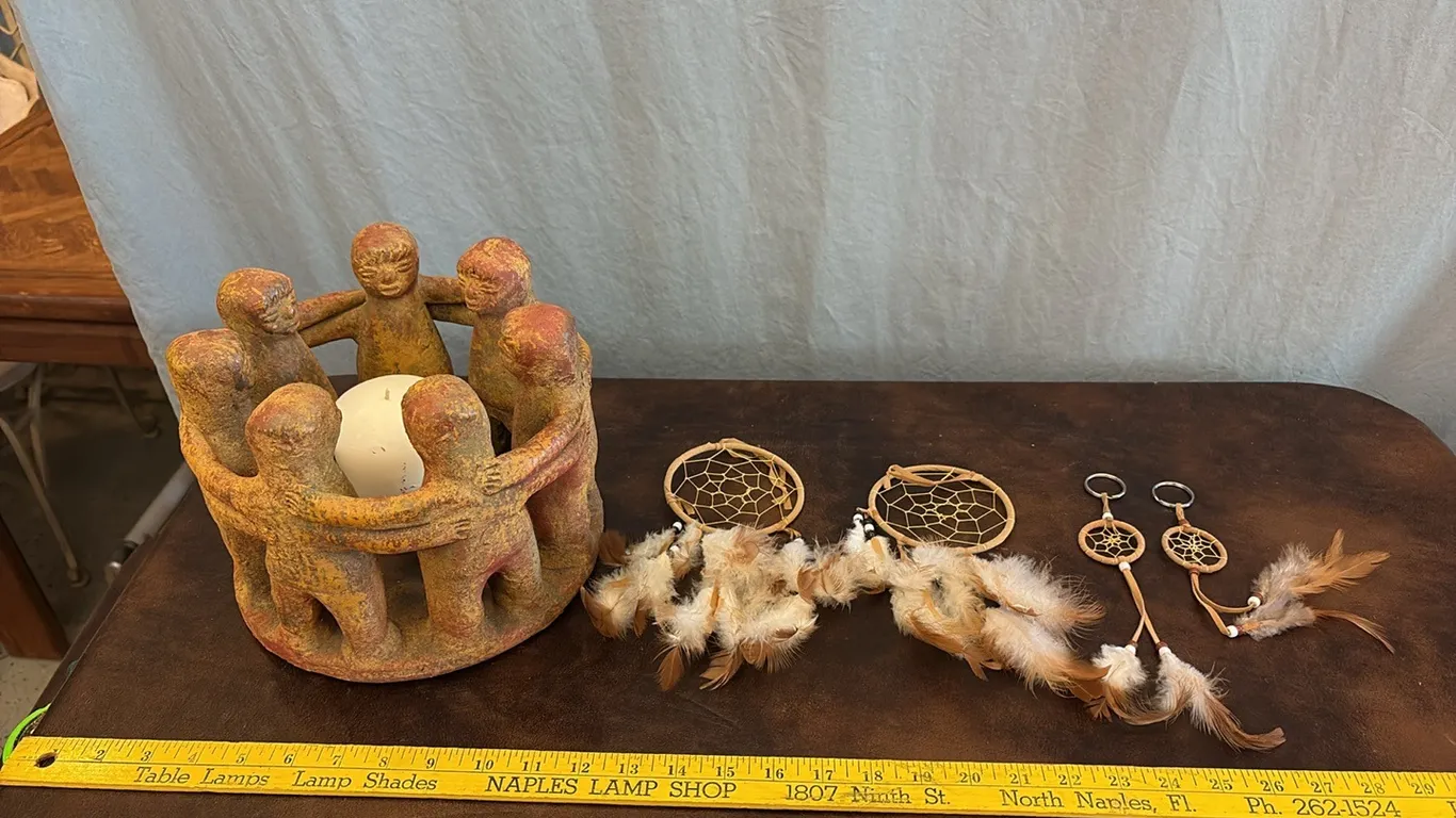 Circle of Friends Candle Holder & Dream Catchers