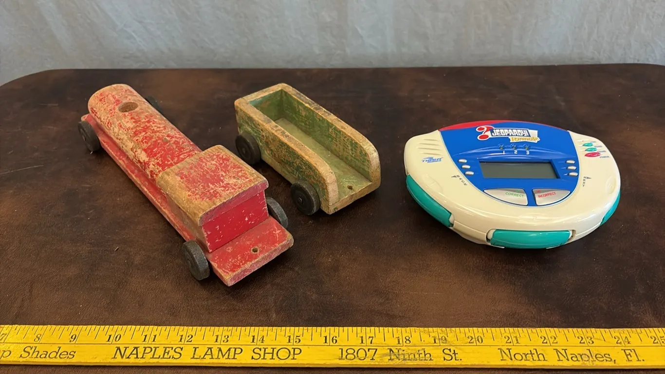 Wood Toys & Jeopardy Game
