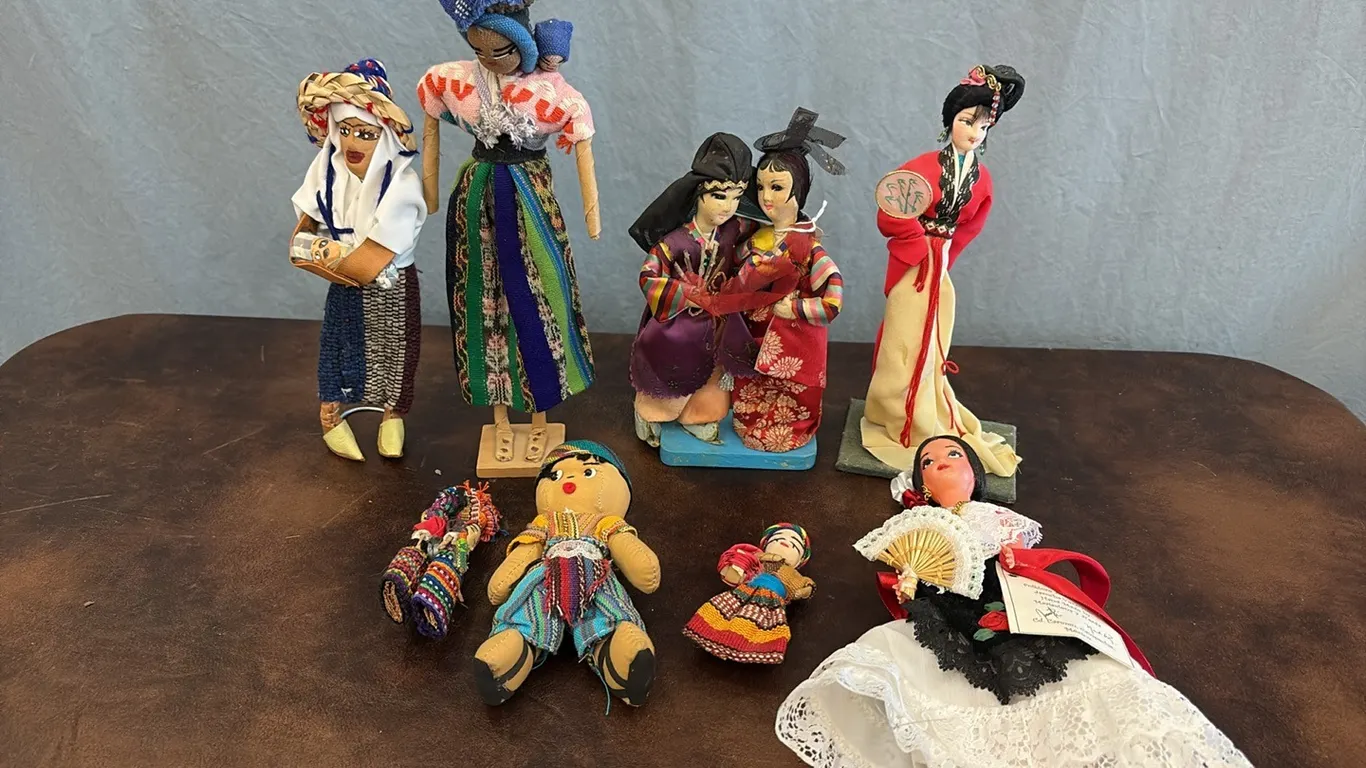 Vintage Folk Art Dolls